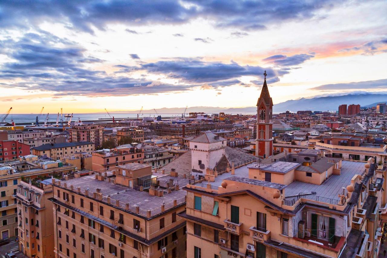 La Torre Di Dante Luxury Apartment Genua Buitenkant foto